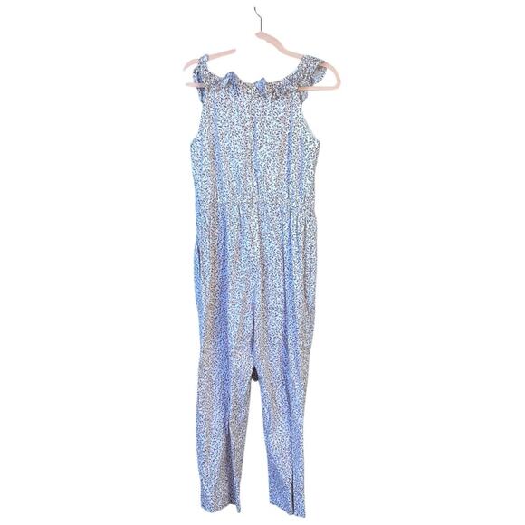 GAL MEETS GLAM Rue Floral Jumpsuit in Pearl Size 8 Summer Lightweight Classy - Picture 3 of 8